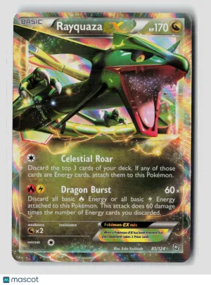 Pokemon 2012 Dragons Exalted Rayquaza EX #85/124