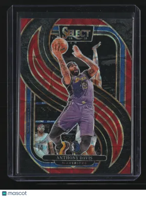 Anthony Davis 2025 Panini Select Premier Level #149-Red Scope Prizm