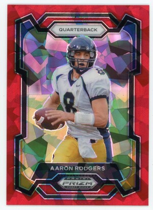 2024 Panini Prizm Draft Picks #72 Aaron Rodgers Prizm Red ice