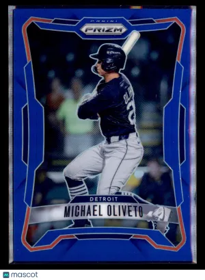 2026 Panini Prizm Michael Oliveto #299 Blue Prizm SN