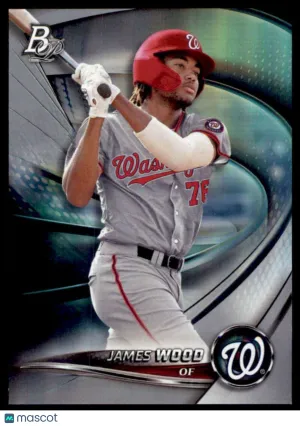 2022 Bowman Platinum James Wood #TOP-60 Washington Nationals