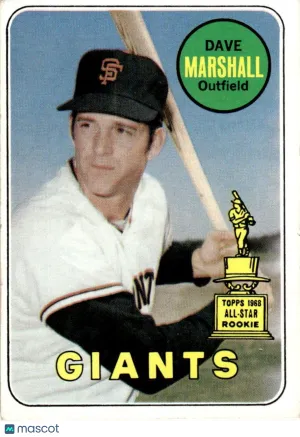 1969 Baseball Card Dave Marshall #464