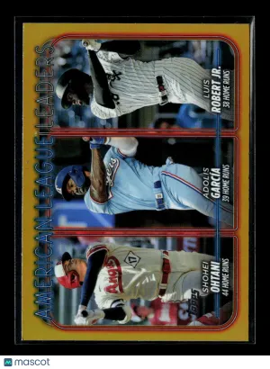 2024 Topps Series 1 Shohei Ohtani Luis Robert Jr. Adolis García #179 Gold