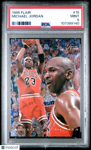 1995 Flair Michael Jordan #15 front