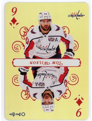 2025-26 O-Pee-Chee Tom Wilson 9 of Diamonds Playing Card