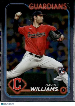 2024 Topps Chrome Gavin Williams #15 RC