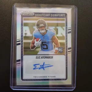 Rookie Significant Signatures Elic Ayomanor