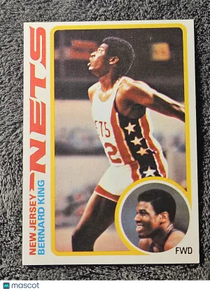 1978 Topps #75 Bernard King Rookie RC
