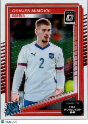 2025 Panini Donruss Optic Road to FIFA World Cup 26 Soccer Ognjen Mimović #241