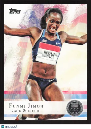 2012 Topps U.S. Olympic Team & Hopefuls Funmi Jimoh #42 Silver