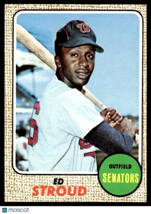 1968 Baseball Card Ed Stroud #31