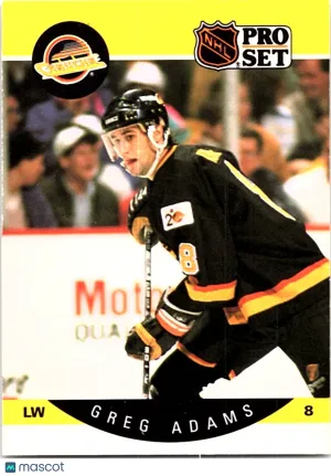 1990 Pro Set Greg Adams #291
