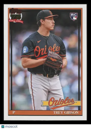 Trey Gibson 2026 Topps Update 1991 RC #U91-33 Baltimore Orioles