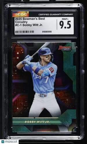 2025 Best Bobby Witt Jr. Circuitry #C-1 CGC 9.5 Kansas City Royals