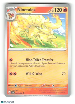 2026 Chaos Rising Ninetales Uncommon #9/86