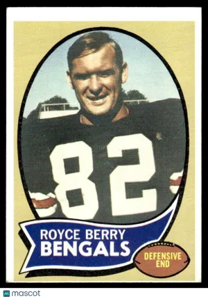1970 Football Card Royce Berry #86