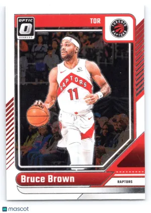 2024 Bruce Brown #105 Optic Base Set Donruss