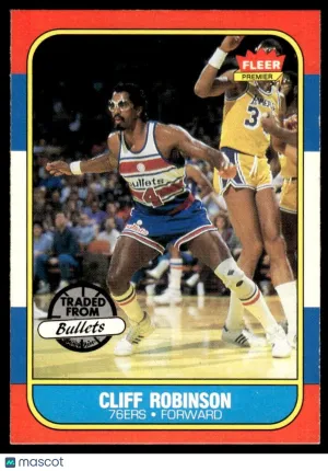 1986 Basketball Cliff Robinson #93