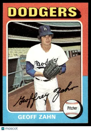 1975 Baseball Card Geoff Zahn #294