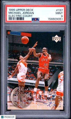 1995 Upper Deck Michael Jordan #137 Electric Court PSA 9