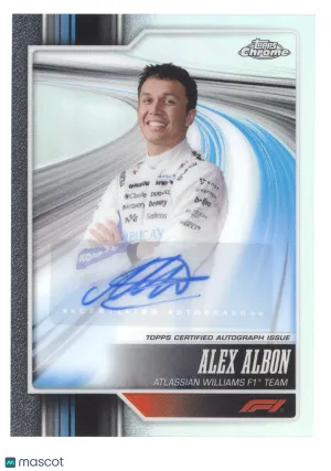 2026 Topps Chrome Formula 1 Autograph Alex Albon #CAC-AA