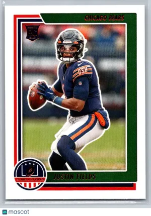 2021 Panini Chronicles STS-JFI Justin Fields Stars and Stripes Chicago Bears
