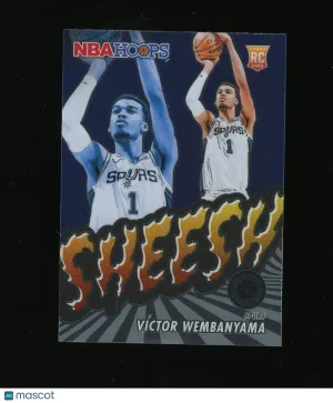 Victor Wembanyama 2023 Panini NBA Hoops Premium Stock Sheesh RC #12 San Antonio Spurs