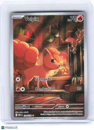 2025 Pokemon—Vulpix #138 Mega Evolution—Illustration Rare Holo