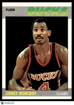 1987 Basketball Sidney Moncrief #76