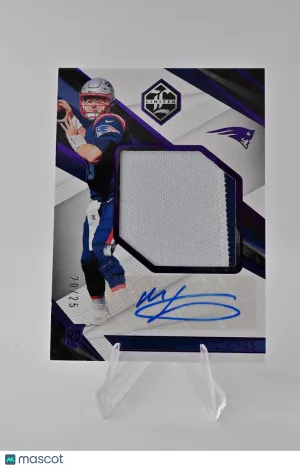 2021 Panini Limited Mac Jones #148 Amethyst Spotlight SN MEM AU RC