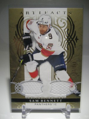 2026-27 Upper Deck Artifacts Hockey Sam Bennett Material Gold 123/249