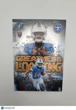 2026 Bowman Chrome Greatness Loading Carnell Tate #GL-12 RC Insert