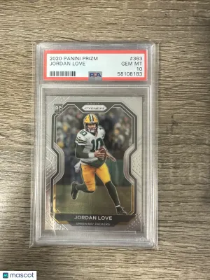 2020 Panini Prizm Jordan Love #363 PSA 10