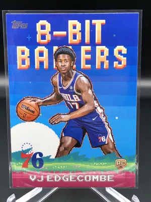 2025 Topps No.8B-33 8 Bit Ballers Vj Edgecombe Rookie Card