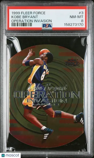 1999 Fleer Force Operation Invasion Kobe Bryant #3 front