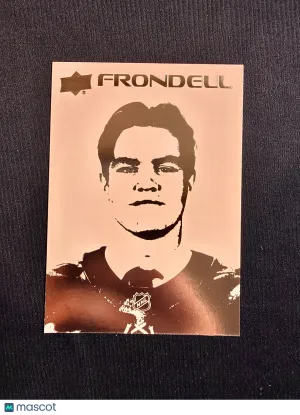 2026-27 Upper Deck Series 1 Anton Frondell #ST-79 Stencils Rookie