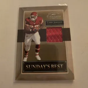 2007 Donruss Classic Larry Johnson Sundays Best Jersey /250