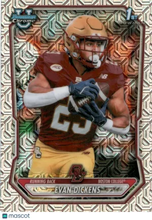 2025 Topps Bowman Chrome University Evan Dickens Mojo Refractor #BCP-75