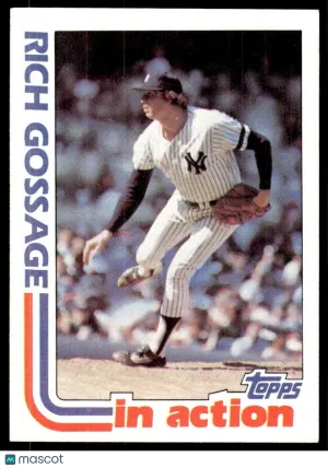 1982 Baseball Card Rich Gossage #771