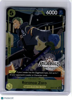 2026 One Piece CCG—Roronoa Zoro (Regional Participation Pack 2026 Vol.1) #OP07-113 One Piece Promotion Cards—Promo Foil