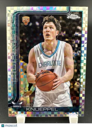 2025-26 Topps Chrome Kon Knueppel #254 X-Fractor Parallel/Variety Rookie Base Set