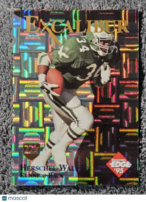 1995 Collector's Edge Excalibur #17 Herschel Walker 22K Silver Shield Prism