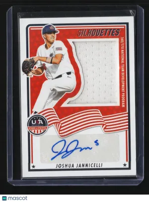 Joshua Jannicelli 2025 Panini Stars & Stripes #USAJJ-Signature Silhouettes 039/199