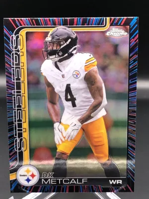 2025 Topps Chrome No.254 Neon Pulse DK Metcalf