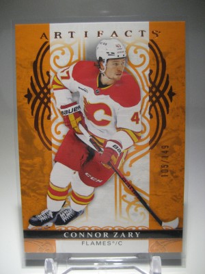 2026-27 Upper Deck Artifacts Hockey Connor Zary 58 105/149 Orange