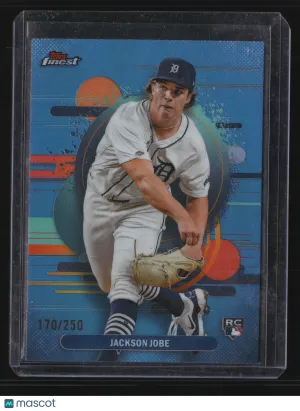 Jackson Jobe 2025 Topps Finest-Uncommon #174-Sky Blue Refractor 170/250