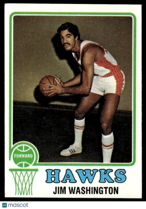 1973 Basketball Jim Washington #87