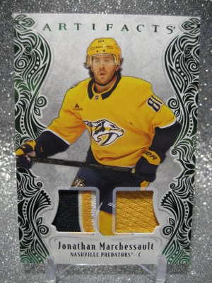 2025-26 Artifacts Hockey Jonathan Marchessault Emerald Material 20/35 Predators