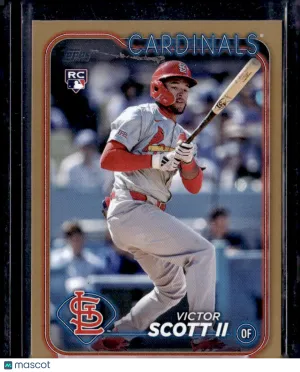 2024 Topps Update Series Victor Scott II #US2 Gold RC