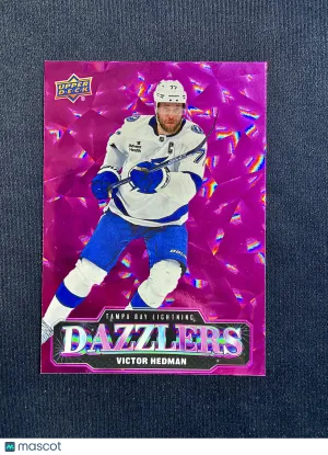 2026-27 Upper Deck Series 1 Victor Hedman #DZ-27 Dazzlers Pink